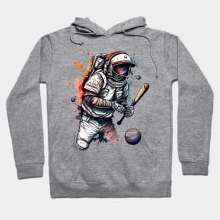 Baseball Astronaut #3 Hoodie